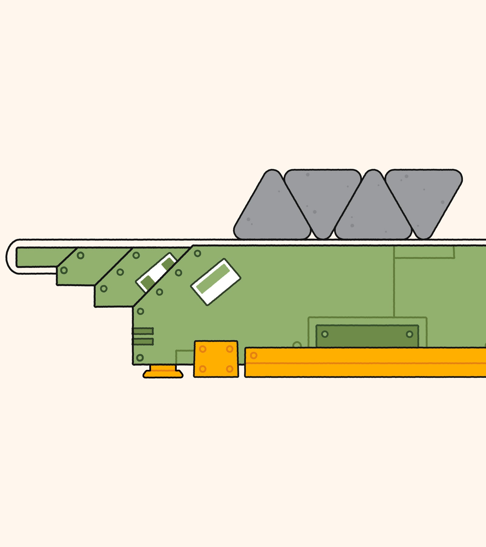 Big Machines of HQ: The Extendoveyor