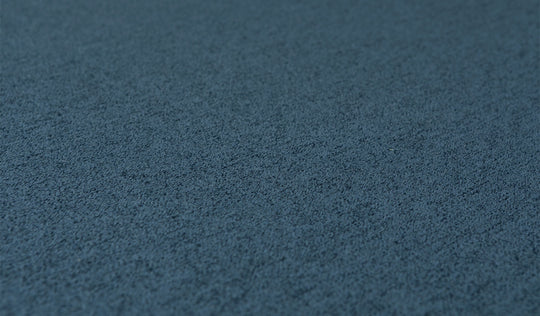 Close-up of the luxe texture of Nugget's double-brushed microsuede fabric in dark-wash denim Buckaroo.