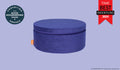 A Nebula vibrant indigo Chunk play ottoman set up in an ottoman configuration.