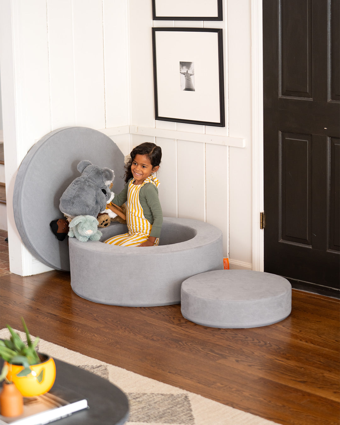 Explore Nugget® play furniture in cool gray Koala
