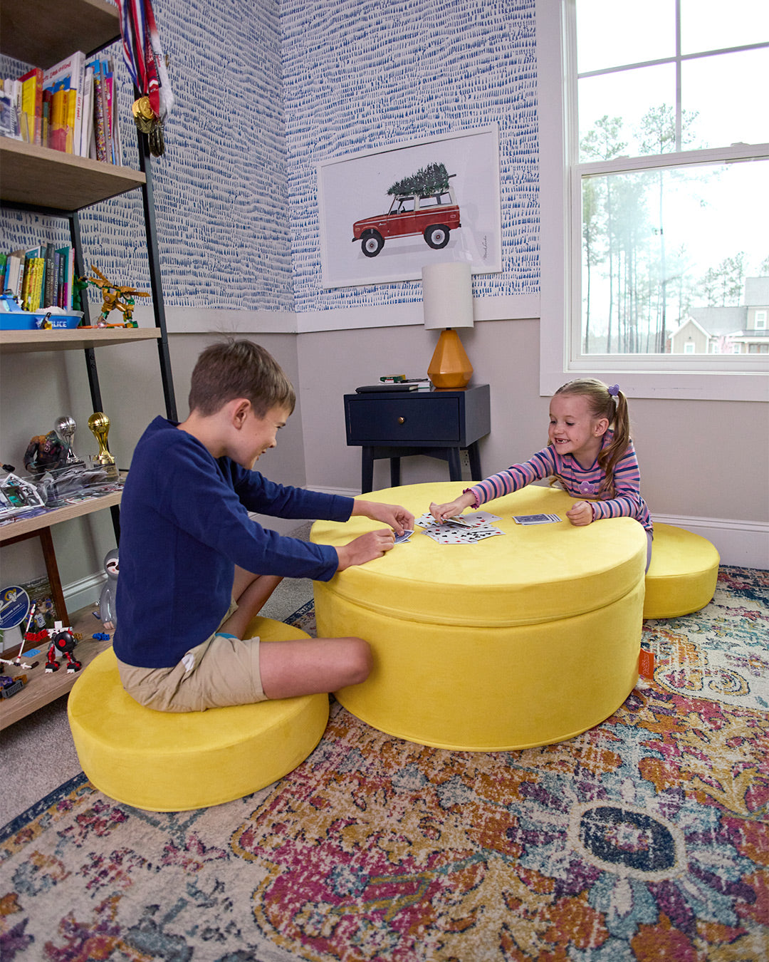Explore Nugget® play furniture in classic yellow Lemonade