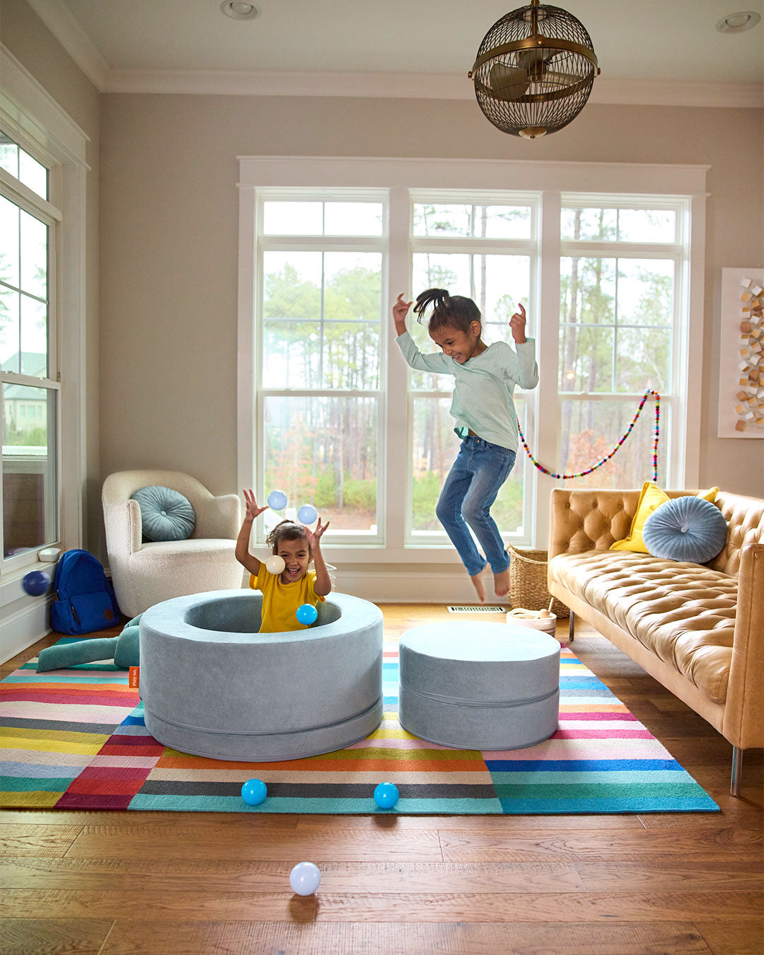 Explore Nugget® play furniture in eventide blue Surfside