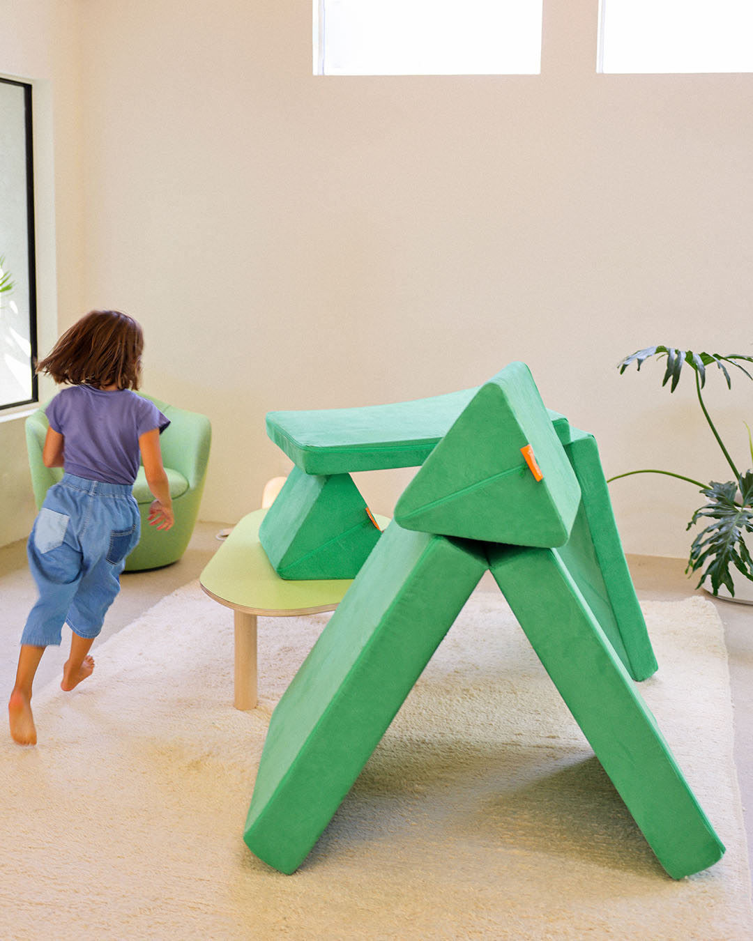 Explore Nugget's kelly green play couch, Fairway | Nugget®