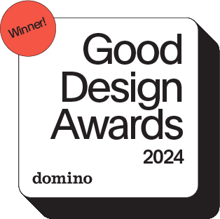 Domino Good Design Awards 2024 Winner badge