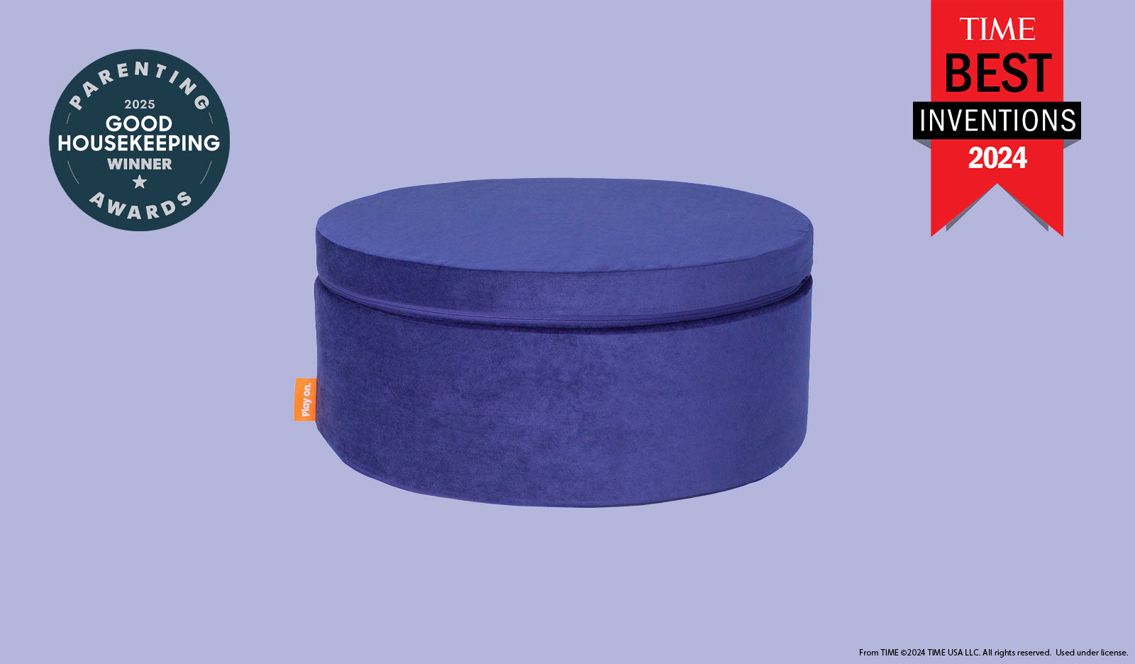 Shop Nugget®'s Round Chunk® Play Ottoman in Koala