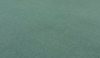 Close-up of the luxe texture of Nugget's double-brushed microsuede fabric in sea green Seamonster.