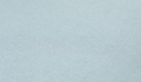 Close-up of the luxe texture of Nugget's double-brushed microsuede fabric in light gray-blue Surfside.