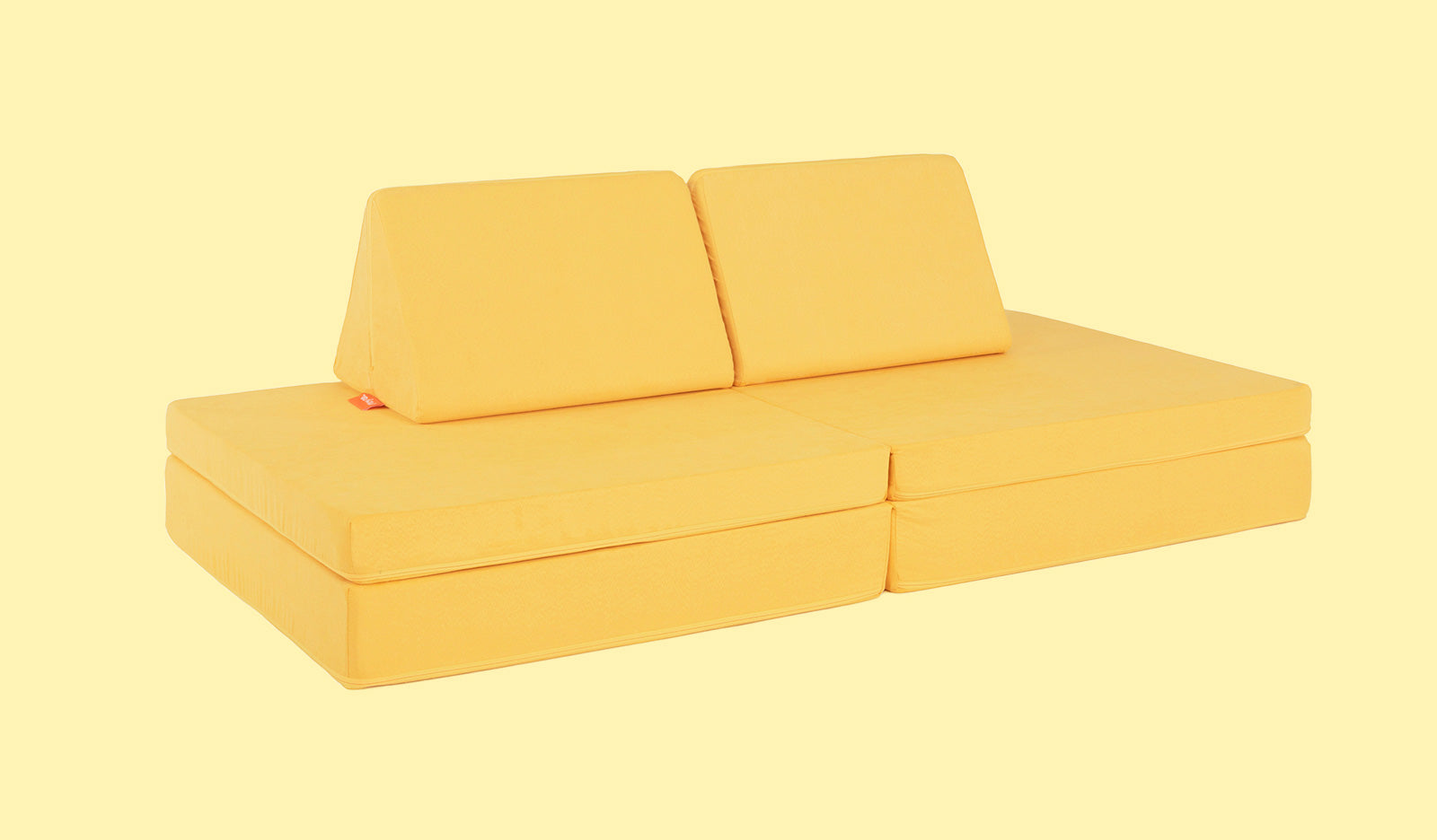 Yellow shop nugget couch